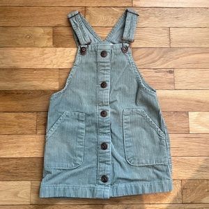 OshKosh Toddler Corduroy jumper. Size 3T. Light green.